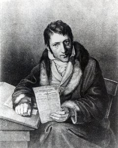 Charles-Joseph Panckoucke met een exemplaar van 